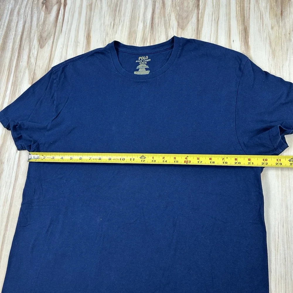 Polo Ralph Lauren Men's XL Blue Classic Fit Cotton T-Shirt Short Sleeve Tee